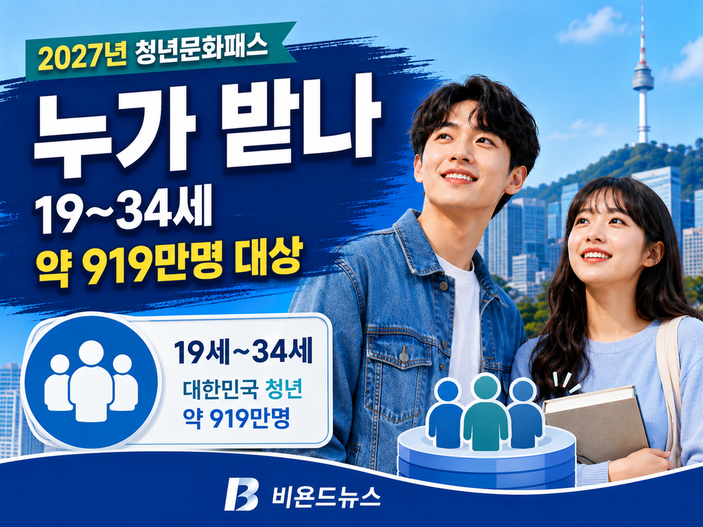 2027 청년문화패스 나이
